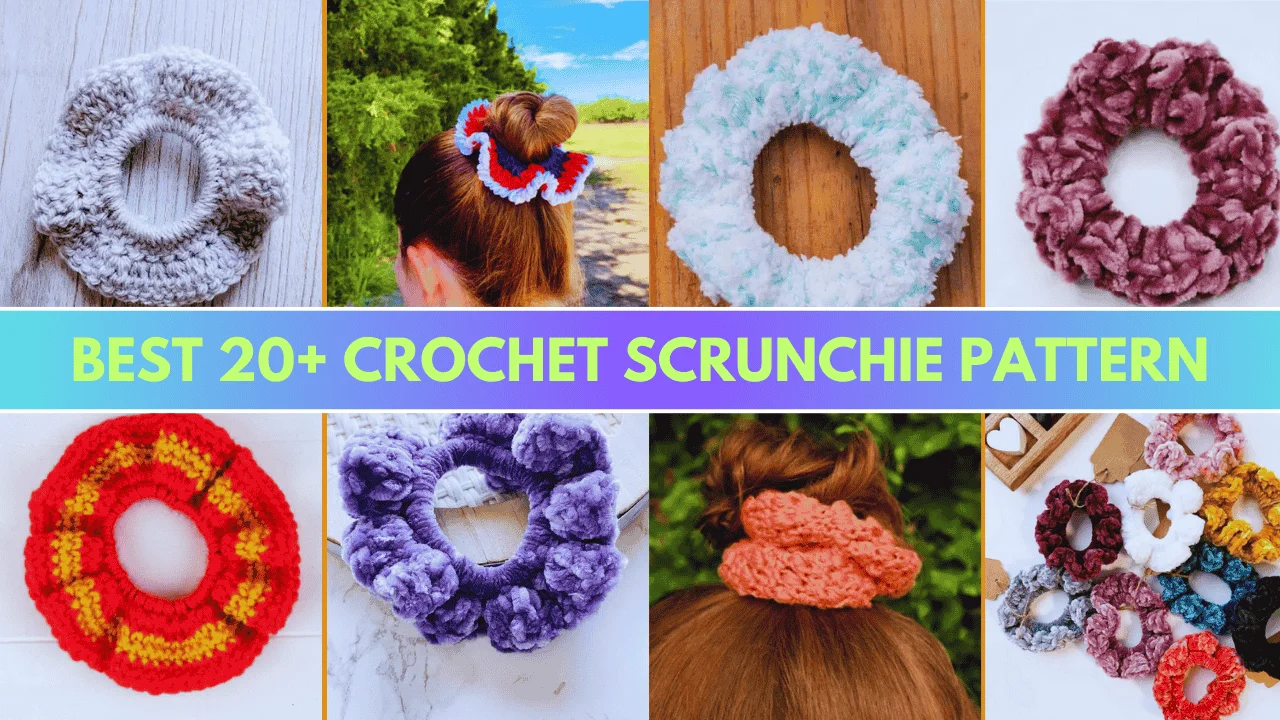 Crochet Scrunchies Patterns