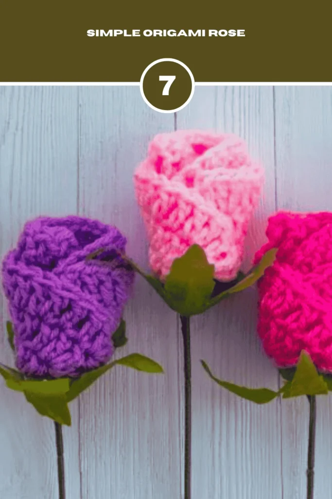 Simple Origami Rose