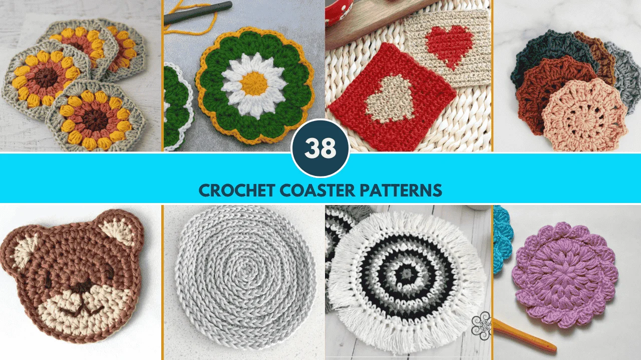 Free 38+ Crochet Coasters Pattern