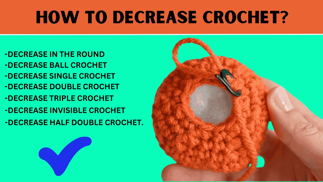 How to Decrease Crochet