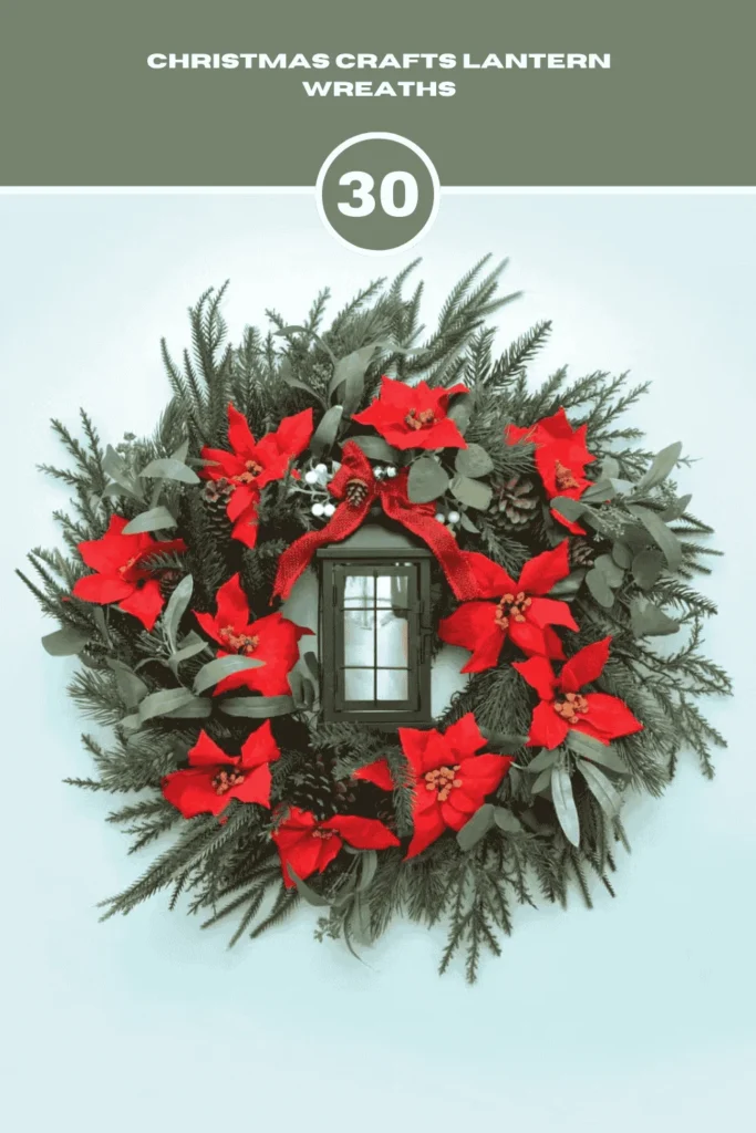 Christmas Crafts Lantern Wreaths