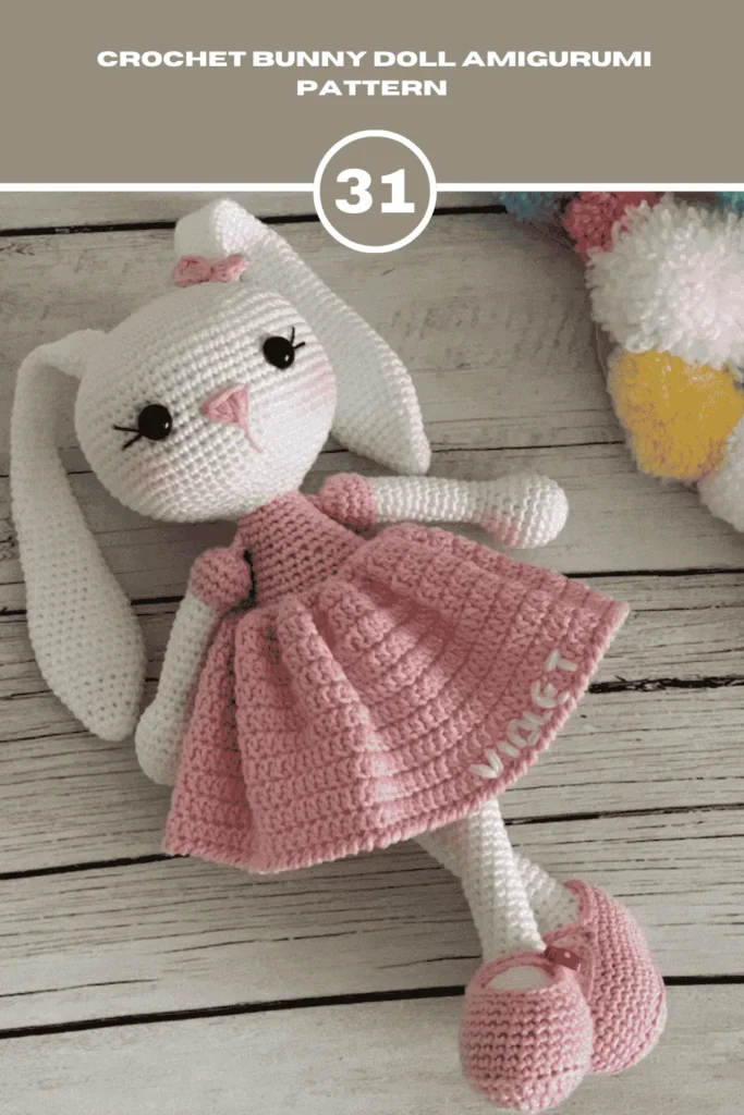 Bunny Doll Amigurumi Crochet Stuffed Animal