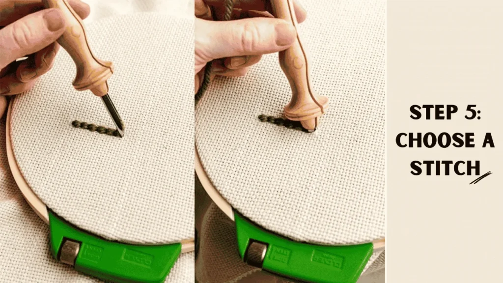 How to punch needle? The 5th is to Choose a Stitch