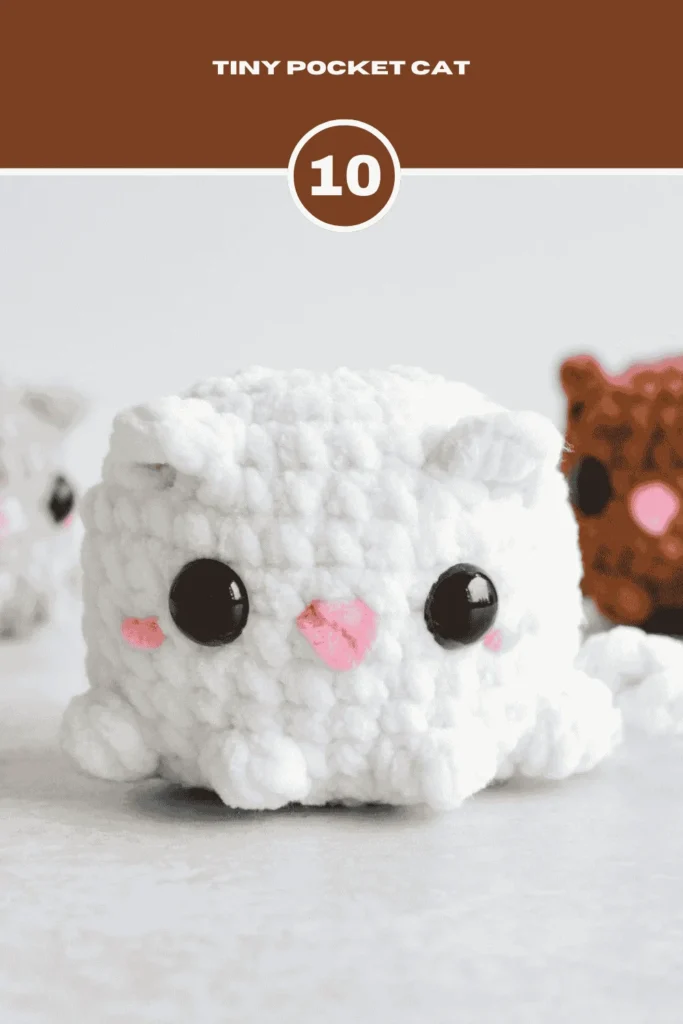 Tiny Pocket Realistic Crochet Cat Pattern