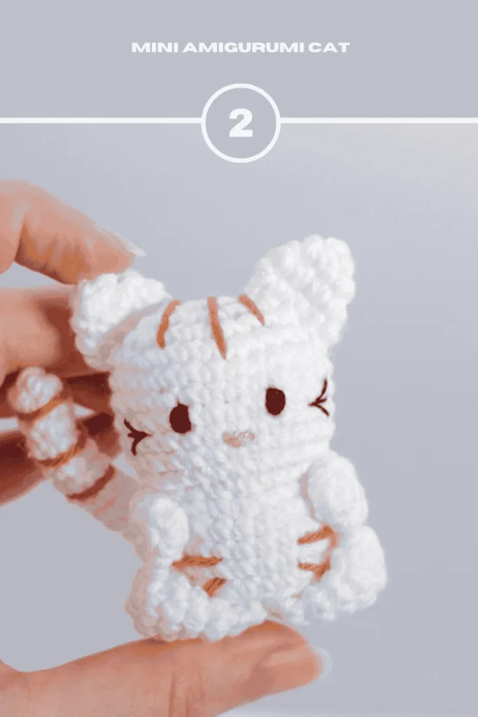 Mini Amigurumi Realistic Crochet Cat