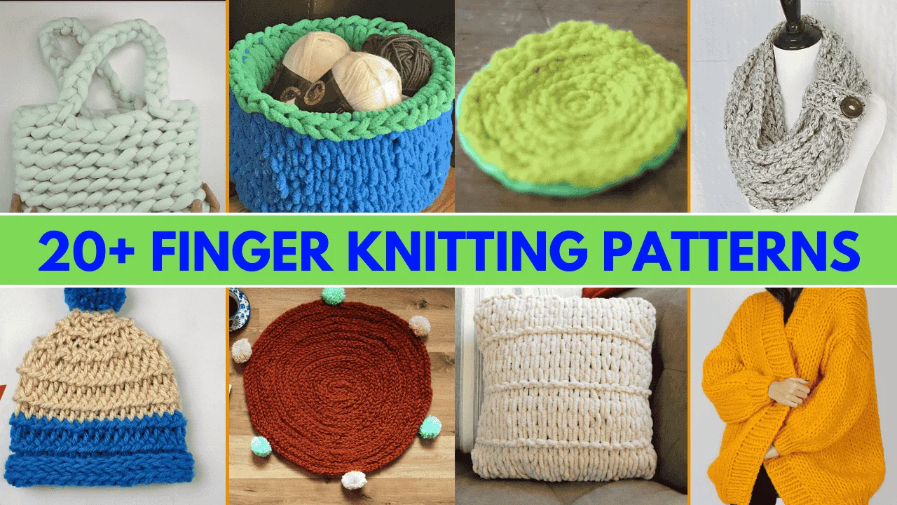 Finger Knitting Patterns