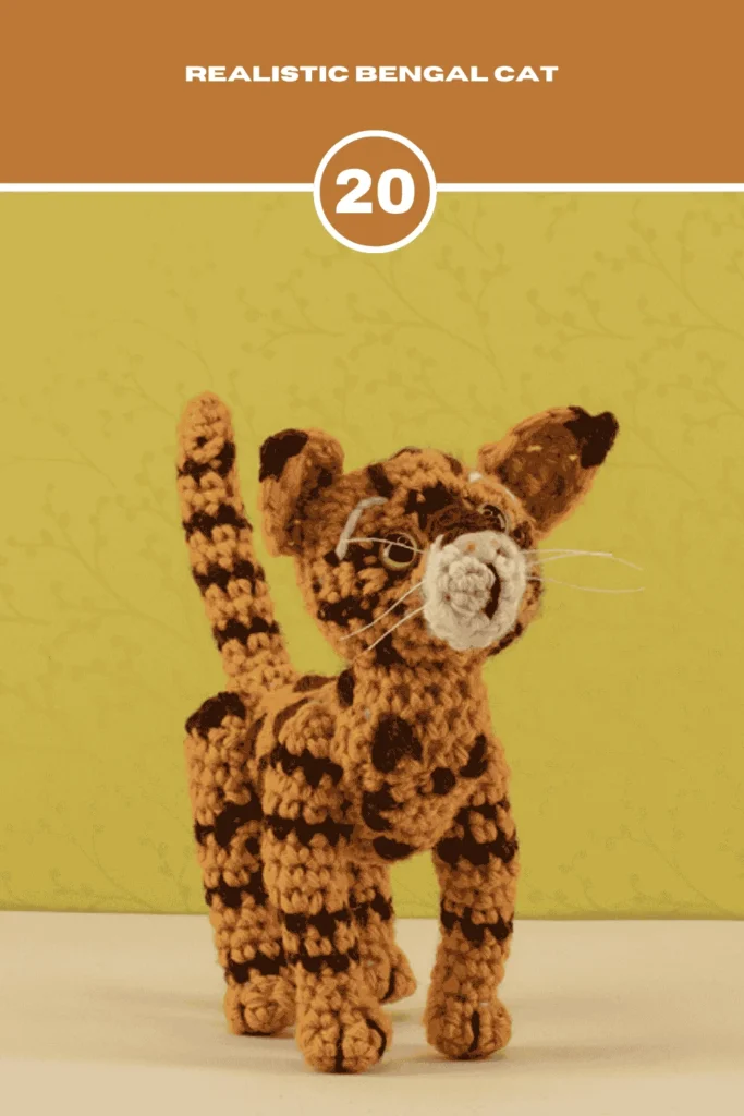 Realistic Bengal Realistic Cat