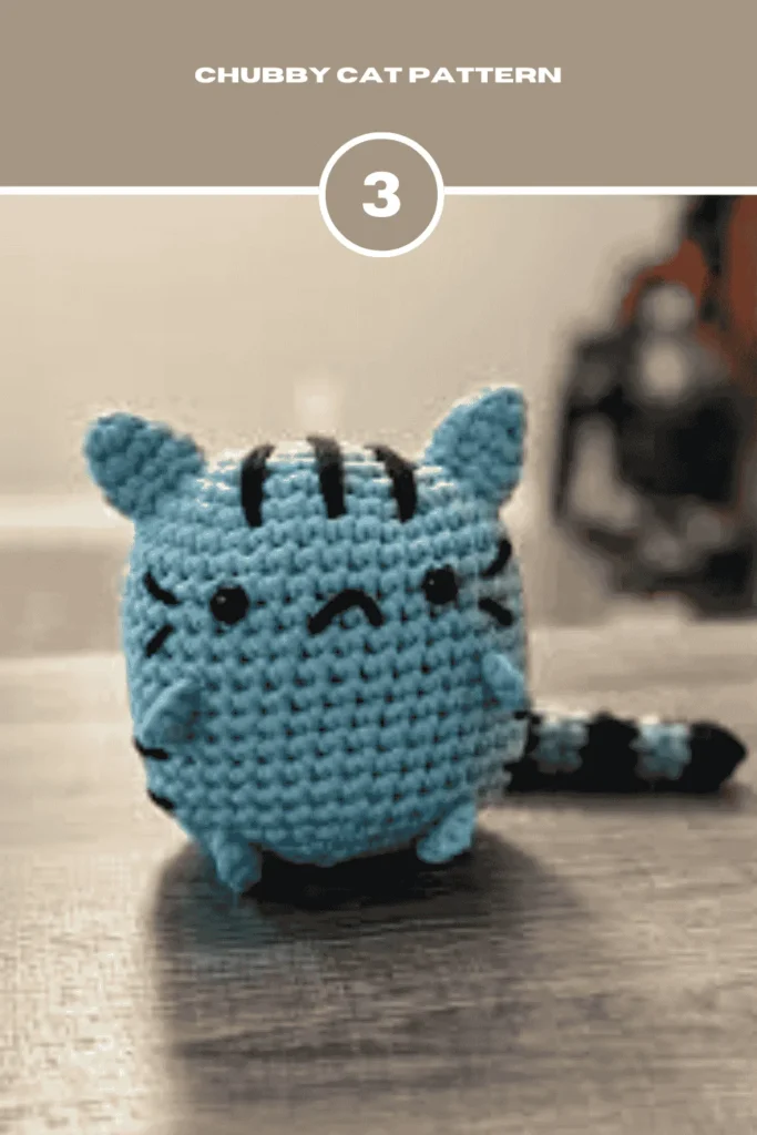 Chubby Realistic Crochet Cat Pattern