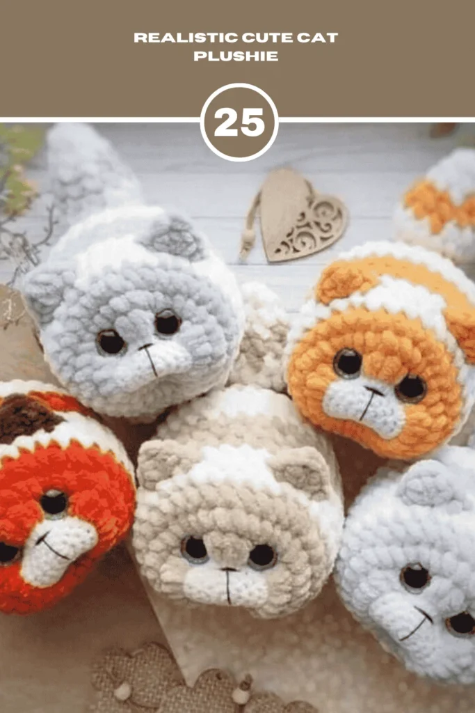 Realistic Cute Cat Plushie