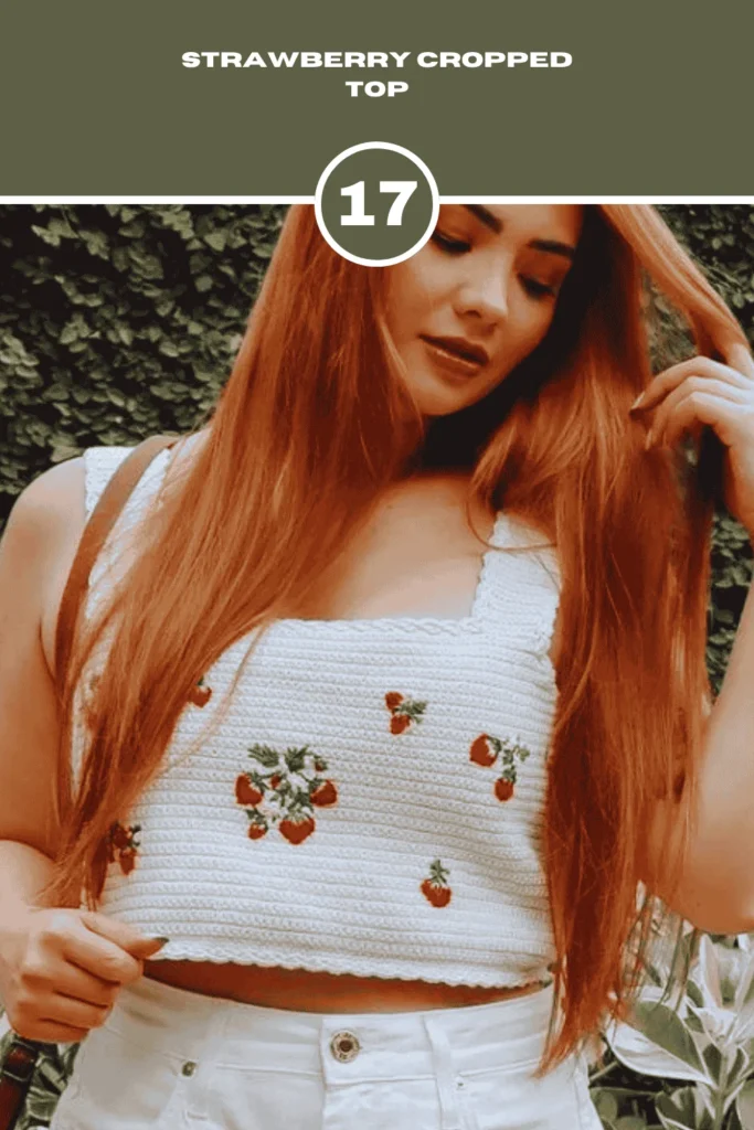 Strawberry Cropped Top Pattern