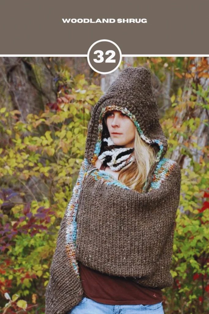 Woodlands Crochet Shrug Pattern