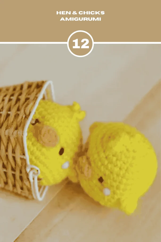 Hen & Chicks Amigurumi Crochet Chicken Pattern