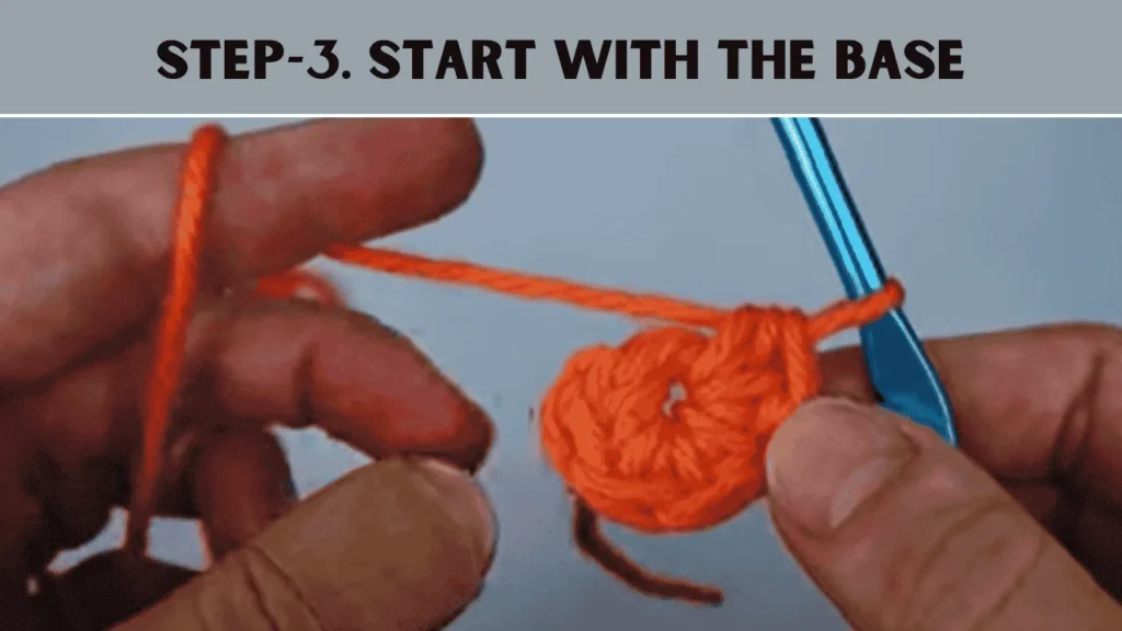 Wanna know how to crochet cat hat? The 3rd step is to Start with the Base. 