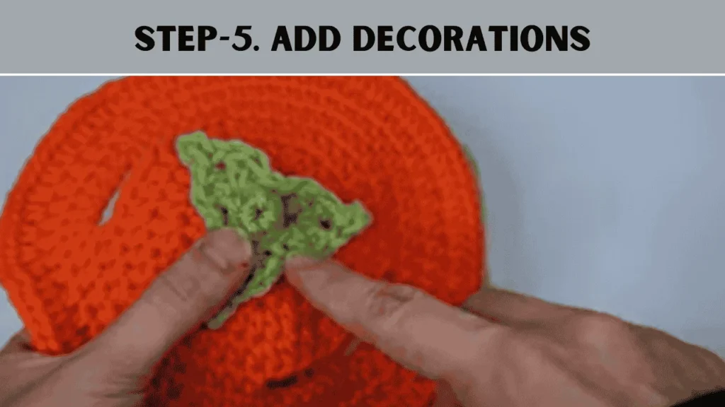 Wanna know how to crochet cat hat? The 5th step is to  Add Decorations. 