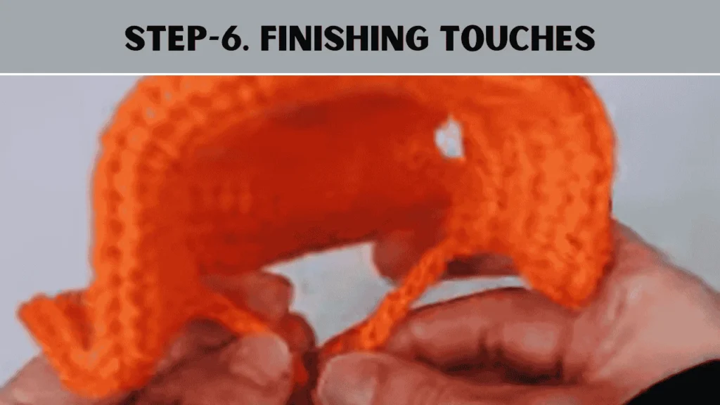 Wanna know how to crochet cat hat? The 6th step is to Finishing Touches. 