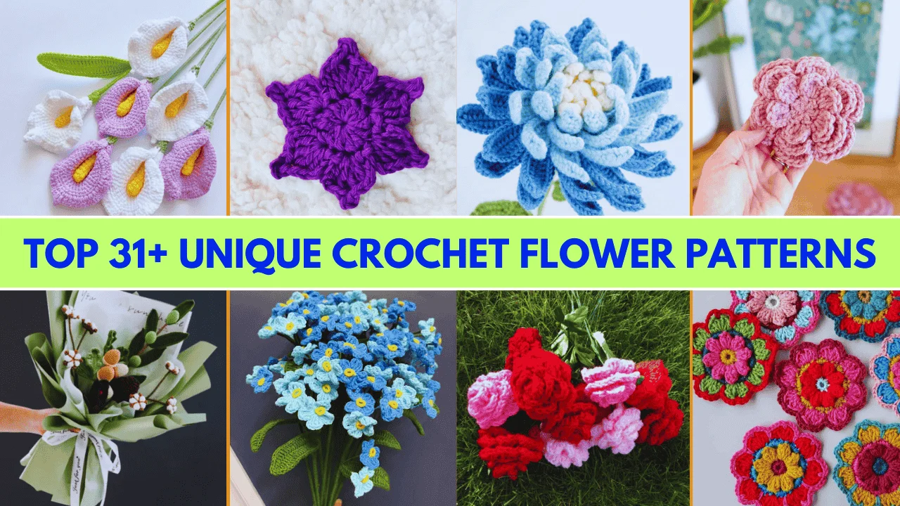 Unique Crochet Flower Patterns