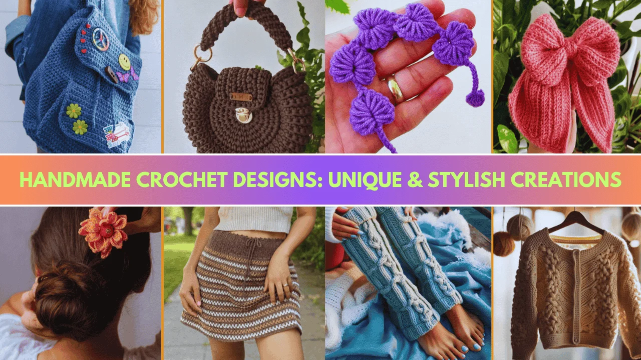 Handmade Crochet Designs Unique & Stylish Creations
