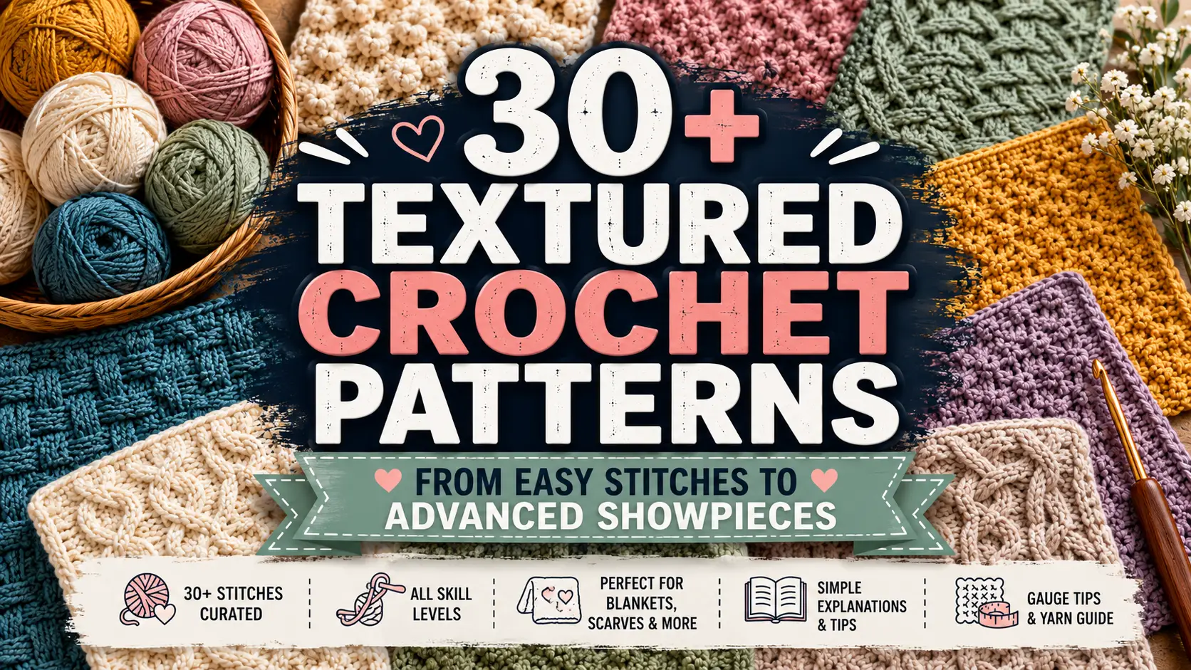 Textured Crochet Patterns