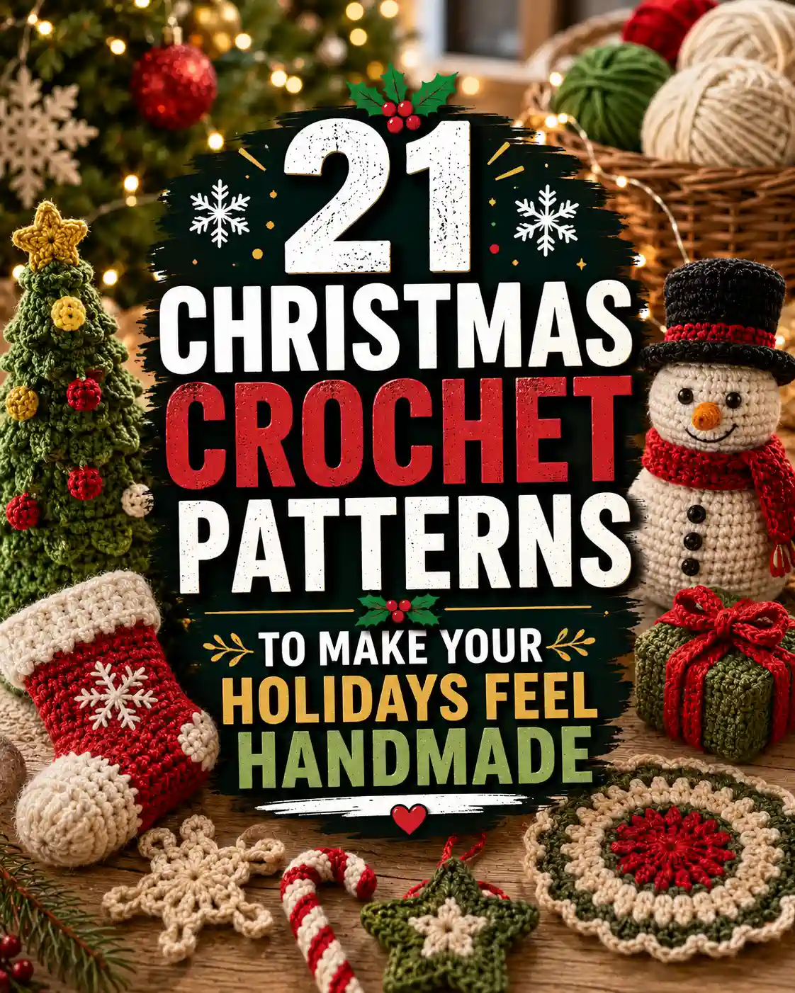 21 Christmas Crochet Patterns to Make Your Holidays Feel Handmade